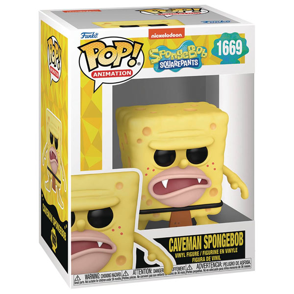 Funko POP #1669 SpongeBob Squarepants Caveman SpongeBob Figure